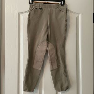 Kids Ovation Side Zip Tan Jodhpurs